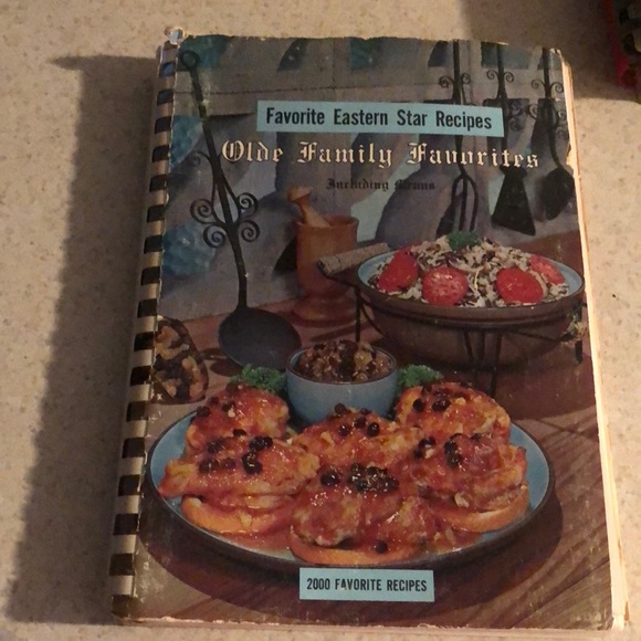 Vintage Favorite Eastern Star Recipes. Olde Family Favorites including menus. - Picture 1 of 11